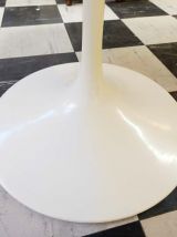 Table tulip Knoll Saarinen 1960 marbre blanc 