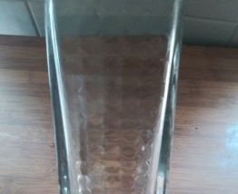 Vase motif damier 