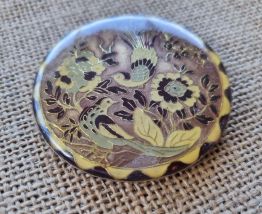 Broche émail cloisonné