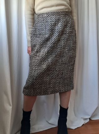 Jupe neuve en laine mélangée Pier Bé Taille 38
