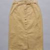 Jupe longue vintage jaune paille Armor Lux Taille 36/38