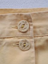 Jupe longue vintage jaune paille Armor Lux Taille 36/38