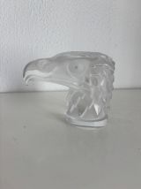 Lalique Tête d'Aigle — Cristal signé années 80