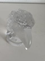 Lalique Tête d'Aigle — Cristal signé années 80