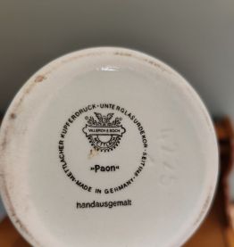 Vase vintage Paon Villeroy &amp; Boch