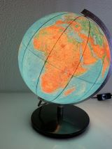 Globe vintage 1976 terrestre allemand (français) JRO Wechsel