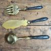 Service de Service Vintage (3 pièces) - Laiton & Style Rococ