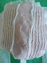 Ancienne coiffe en linon et dentelle 