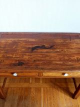 Table de ferme bureau en bois 