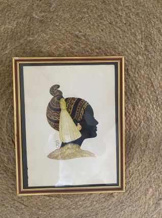 Profil femme africaine annees 70.