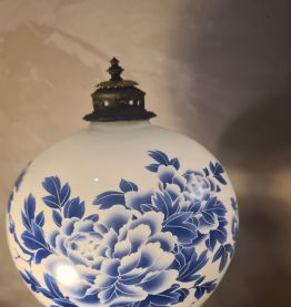 lampe dragon  bronze 1900  art nouveau verre remplacé tres b