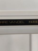Iconique console à entretoise signée Pierre Vandel Paris 