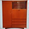 Armoire secrétaire en teck vintage 