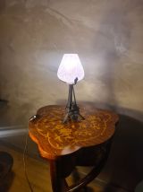  lampe veilleuse art deco fer forgé , 32x12 tres bon etat