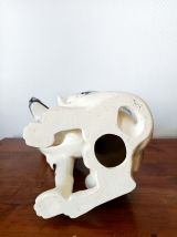 Chien dalmatien en céramique vintage, Italie 1970 