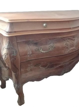 Commode ancienne Louis XV galbée