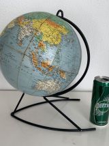 Globe vintage 1960 terrestre Girard Barrère mappemonde - 33 
