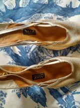 Escarpins 60s Charlet kitten heels cuir T34