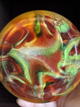 Vase Vintage La Rochère - Verre Marbré Signé