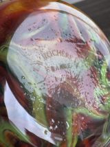 Vase Vintage La Rochère - Verre Marbré Signé