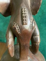 Rare Oracle Royal Baoulé "Mounu" – Éléphant à la Dualité – 5