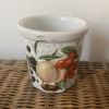 Pot confiture porcelaine blanche facettes Pullivuyt.