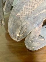 Ancien Couple de Cimiers Ciwara Bambara – Mali – Patine 