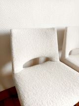 Paire de chaises bouclettes Georges Frydman 1960