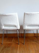 Paire de chaises bouclettes Georges Frydman 1960