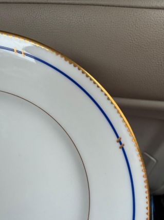 Lot de 25 assiettes à dessert Damon fin 19e