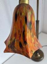 Lampe vintage 1900 pâte de verre de Clichy bureau atelier la
