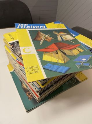 78 Magazines TOUT L’UNIVERS Hachette 1964-66 du no 17 à 95