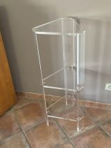Console David Lange 1980. 90x36x30. Plexiglas.