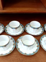 Service à café Limoges Chabrol &amp; Poirier 1925 art déco 
