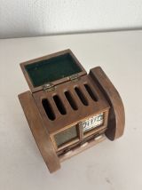 Distributeur cigarettes vintage 1950 radio TSF bois Bakélite