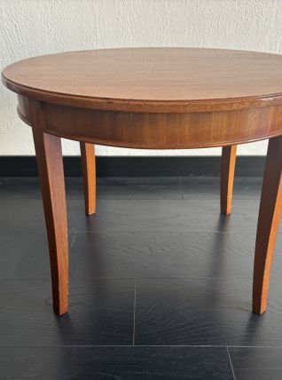 Table basse vintage 1950 Hainke Allemagne guéridon ronde boi
