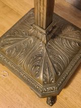 porte manteau sur pied bronze et laiton art deco 195x30 10kg