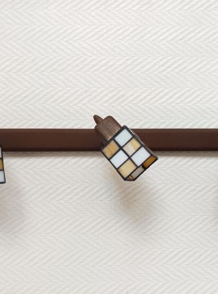 Plafonnier trio style Tiffany art déco 