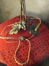 lampe fer forger 1900 a 20 ;art nouveau interupteur changer 