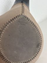 Porte-cigarettes vintage 1950 daim taupe Pipe Longchamp - 25
