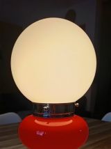 Lampe space age années 70, design Carlo Nason, verre de Mura