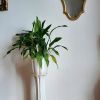 Cache pot sur pied en faïence, Italie vintage 