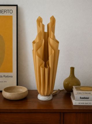 Lampe vintage 1970 de table Athéna Georgia Jacob - 56 cm