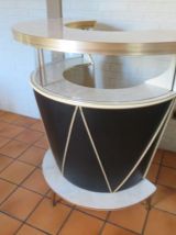 Bar cocktail " tambour 1/2 lune" année 50/60