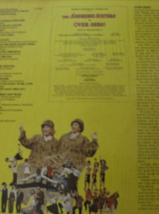 33 tours - comedie musicale - the andrews sisters - 