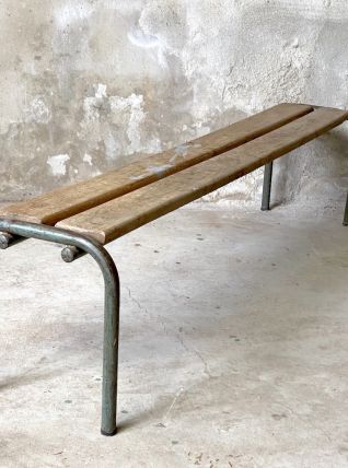 Banc d'école vintage