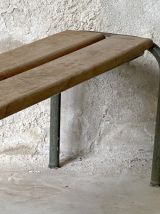 Banc d'école vintage