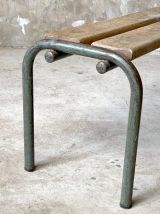 Banc d'école vintage