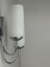 ANCIENNE APPLIQUE DOUBLE ASYMETRIQUE 1970 VINTAGE
