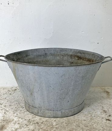 Bassine en zinc